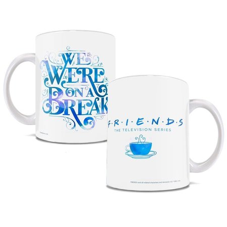 TREND SETTERS Friends We Were on a Break White Ceramic Mug WMUG1010